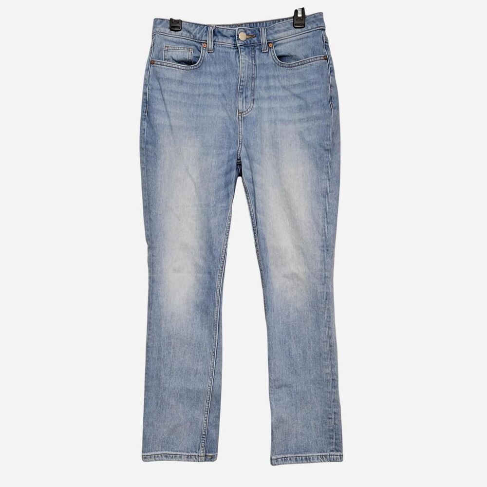 Elizabeth and James Women's 10 30" The Vintage Straight Blue Jeans Classic Basic